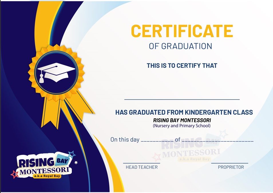 School Certificate Production